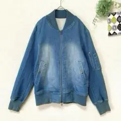 【シップスジェットブルー】 デニムジャケット S ブルゾン ブルー カジュアル