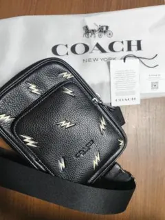 COACH ライトニングプリント ショルダーバッグ　限定品