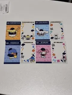 サンリオ　侍ジャパン　一番くじ　クリアカードセット