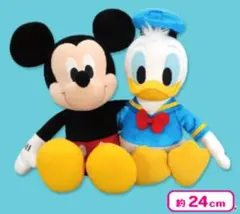 ディズニー ミッキー＆ドナルド ペア ぬいぐるみ 新品 タグ付き プライズ