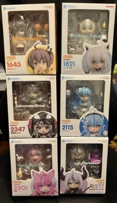 ねんどろいど ホロライブ 白上フブキ　まつり　ラミィ　ラプラス　こより　クロヱ