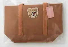 【即日発送】FEILER　オールドテディ　ワッペントートバッグ　ベージュ　新品