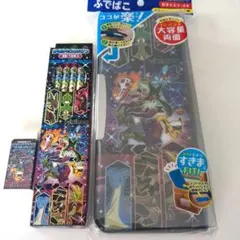 ポケモン筆箱 ホログラム (スリムケース)＆鉛筆2B 消しゴム3点☆新品