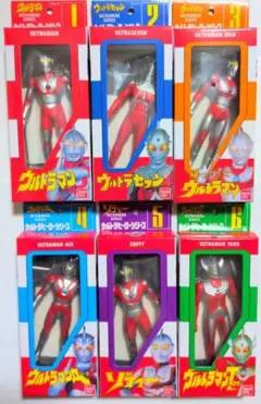 ウルトラマン　ソフビパッケージチャームDX　6体セット　新品未使用