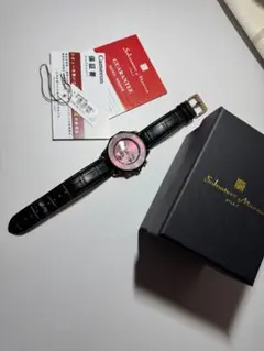 【美品】定価4万円 Salvatore Marra クロノグラフ腕時計 付属品有のサムネイル