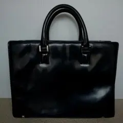 デュモンクス 2way ビジネスバッグ ブリーフケース レザー 黒