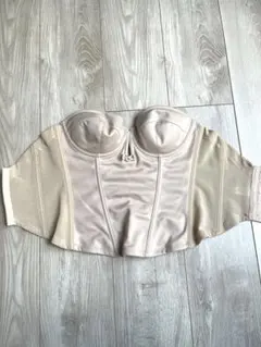 【美品】Noé ベージュ ブライダルインナー ビスチェ C70