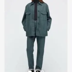 新品タグ付き♡ UNIQLOＵ ユニクロユー デニム シャツジャケット