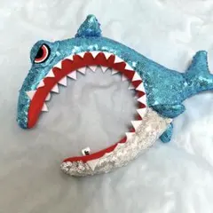 ユニバ USJ ジョーズ カチューシャ スパンコール 被り物