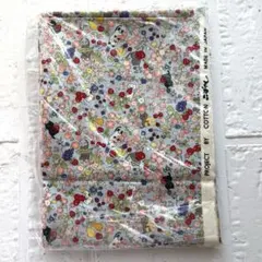 綿100生地　プリント 猫