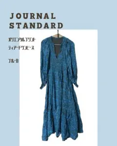 journal standard オリエンタルプリントティアードワンピース
