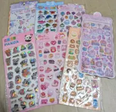 3D　ぷくぷくシール　空気　お尻シール　おまとめ　７枚セット