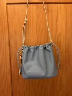 ZOZO限定 3WAY巾着ショルダーバッグ ブルー　アメリカンホリックのサムネイル