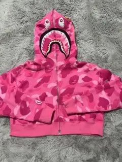 エイプ　パーカー　ショートパーカー　ピンクのサムネイル