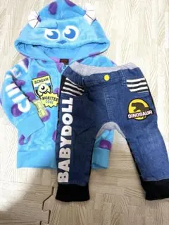 ベビードール　モンスターズインクパーカー、パンツ　80