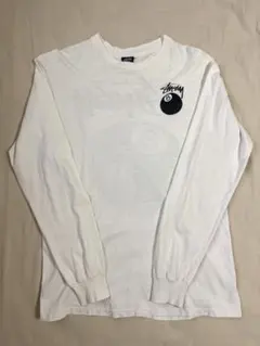 STUSSY 8Ball　tシャツ　 黒タグ　80s　USA製　ステューシー