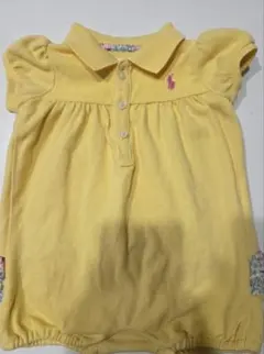 Ralph Lauren イエローロンパース 60