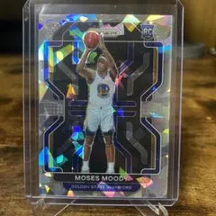 Moses Moody Cracked Ice Prizm Rookie カード