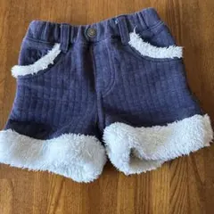 ネイビー フリース裾 パンツ 95cm以下