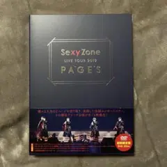 Sexy Zone LIVE TOUR 2019 PAGES 初回限定盤 DVD