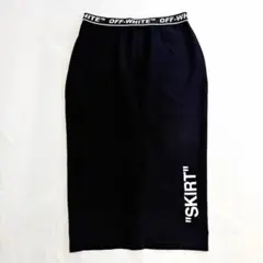 P*n様 美品　OFF-WHITE オフホワイト　ペンシルスカート 黒　ブラックのサムネイル