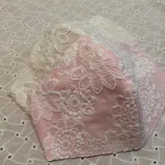 オーダー専用　ハンドメイド  インナーマスク レース　接触冷感　ダブルガーゼ