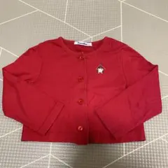 familiar カットソー素材カーディガン　100センチ