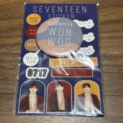 【新品未使用】 SEVENTEEN WONWOO 缶バッジ