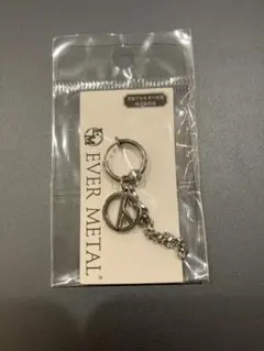 EVER METAL イヤリング　ピース　金属アレルギー　BLACKFRIDAY