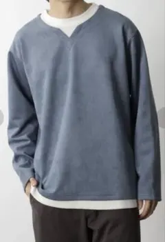 THE SHOP TK フェイクスウェード Tシャツ　Sサイズ　160cm