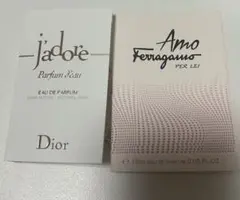 香水 Dior Ferragamo サンプルのサムネイル