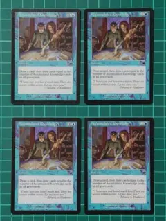 蓄積した知識/Accumulated Knowledge[NEM] （英）×4枚