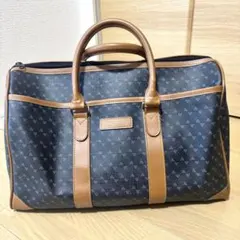 Pollini ポリーニ ボストンバッグ 旅行用バッグ 大容量 レザー 黒 茶 