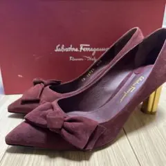 Salvatore Ferragamo ワインレッド　ハイヒール