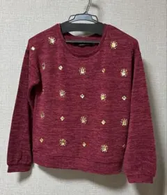 mysty woman ミスティウーマン ビジュー セーター