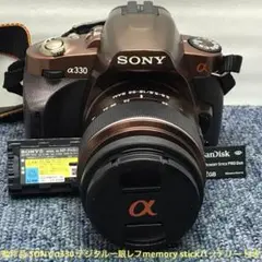 SONY α330 デジタル一眼レフmemory stickバッテリー 付き