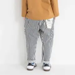 BRANSHES ガーデナーテーパードツイルパンツ　130