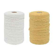 すー子様専用 マクラメ糸 マクラメ ロープ 200m 3mm幅 ２個組