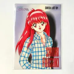 3628 ときメモ 藤崎詩織 チェックリスト01 カード ときめきメモリアル