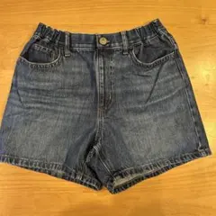 UNIQLOキッズ　デニムハーフパンツ　150