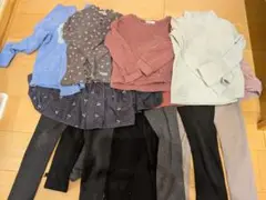 （130cm）女の子　まとめ売り　長袖　長ズボン
