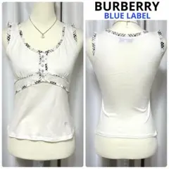 希少 バーバリー ブルーレーベル Y2K ノバチェック トップス ホースロゴ