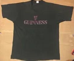 90s ギネスビール　Tシャツ XL鬼フェード ブラック　裾袖シングル　USA製