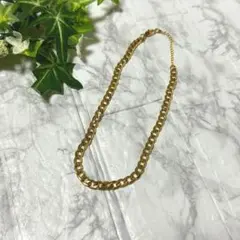 喜平 ネックレス ゴールド　チェーン 6mm幅 40cmメンズ 男女兼用