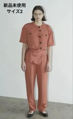 CLANE HALF SLEEVE KNIT TOPS & PANTS SET