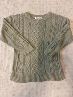 GLOBALWORKミントグリーン ニットセーター 100cm