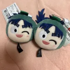 忍たま乱太郎　フェイスバッチ　2個セット　七松小平太 ウインク