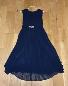 ネイビー　お呼ばれドレス　HARYU