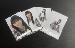 櫻坂46 生写真　チェックコーデ　山川宇衣　コンプ