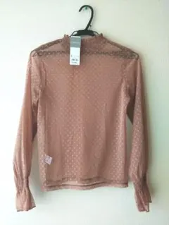 ★新品★ シアーインナーT ドット　シースルー　S